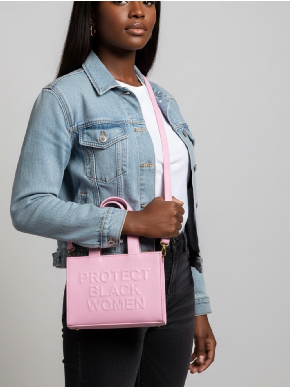 CISE PBP Pink Vegan Leather Mini Tote Bag NWT